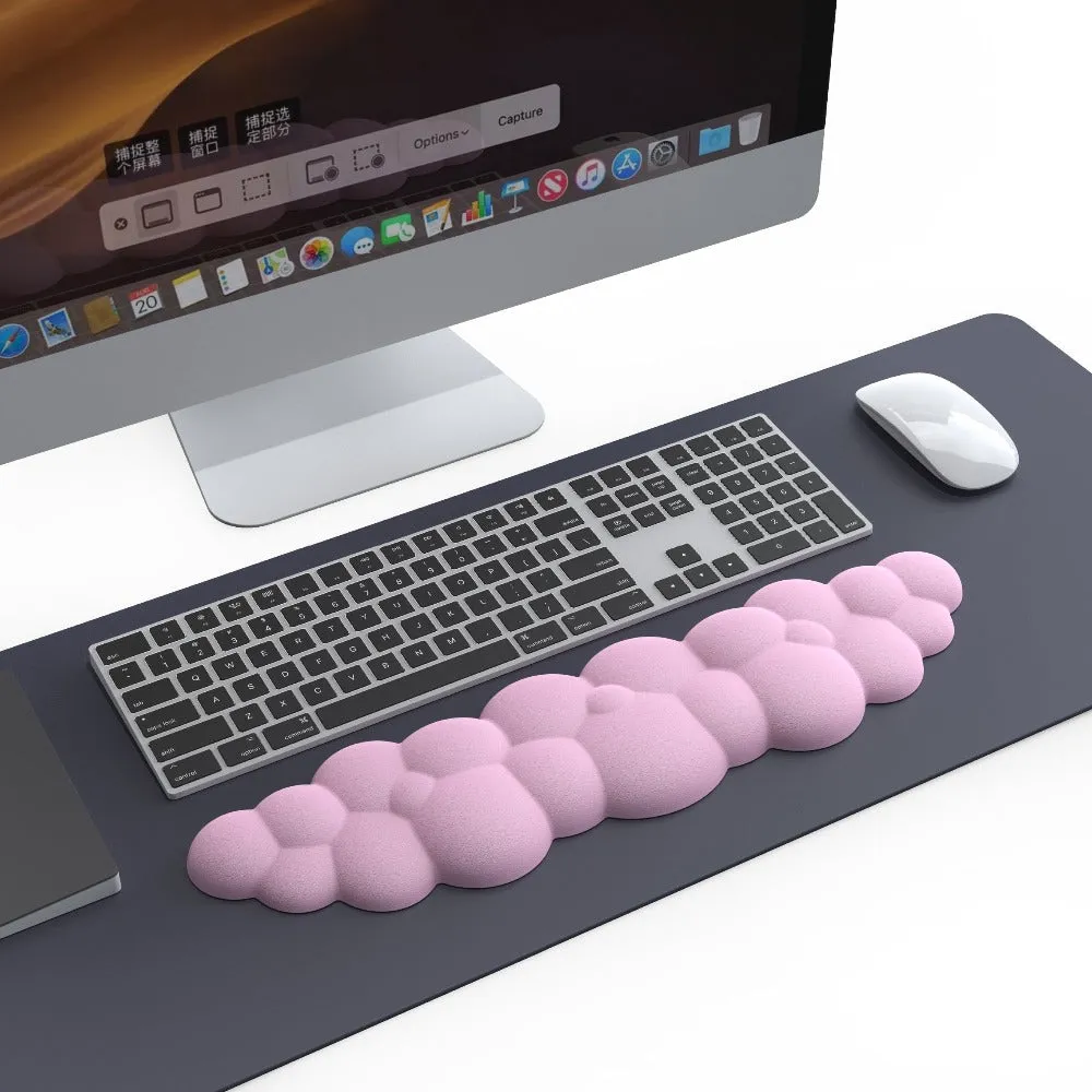 Memory Foam Mousepad with Wrist Support