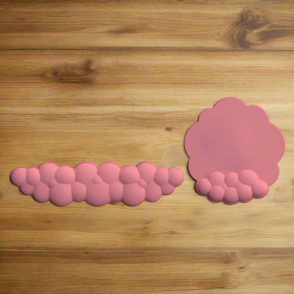 Memory Foam Mousepad with Wrist Support