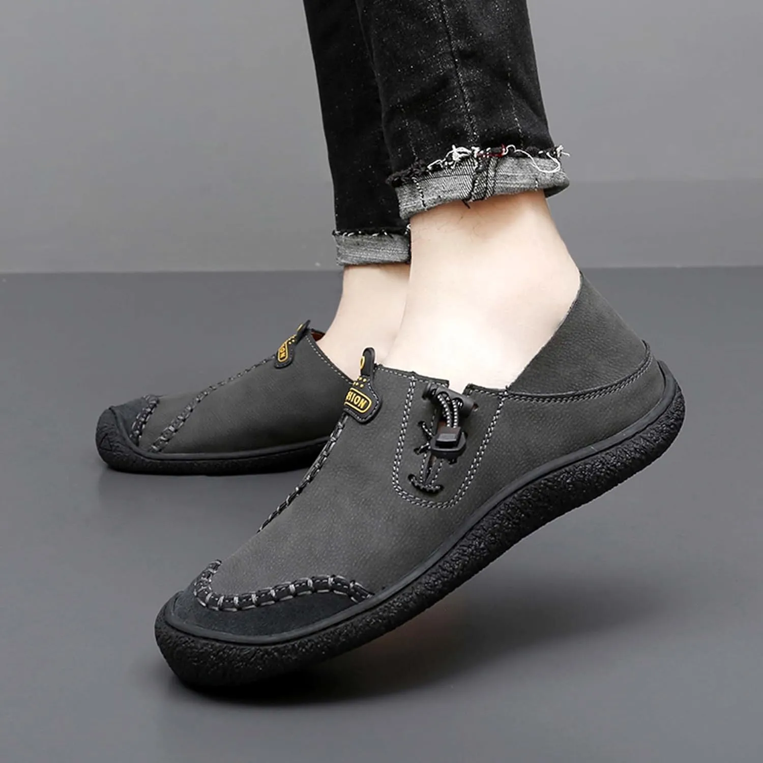 Men's Casual Walking Shoes Retro Barefoot Wide Toe Business Office Comfortable Summer Outdoor Sports Work Hiking Climbing Travel Shoes