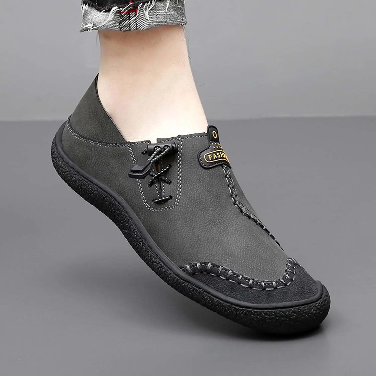 Men's Casual Walking Shoes Retro Barefoot Wide Toe Business Office Comfortable Summer Outdoor Sports Work Hiking Climbing Travel Shoes