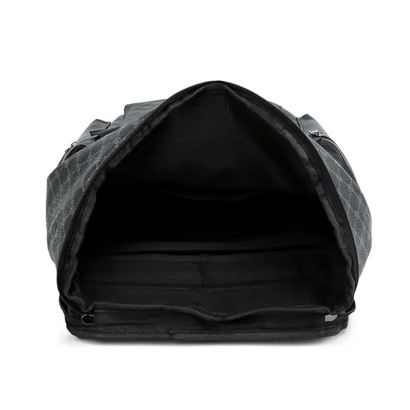 Men's Plaid Oxford Backpack – Shark Face Design