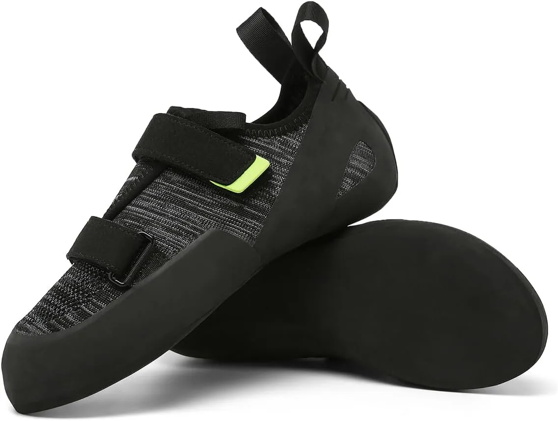 Mens Womens Climbing Shoes (37, Black_PY)