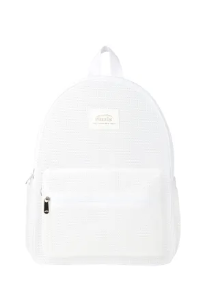 MESH BACKPACK-WHITE