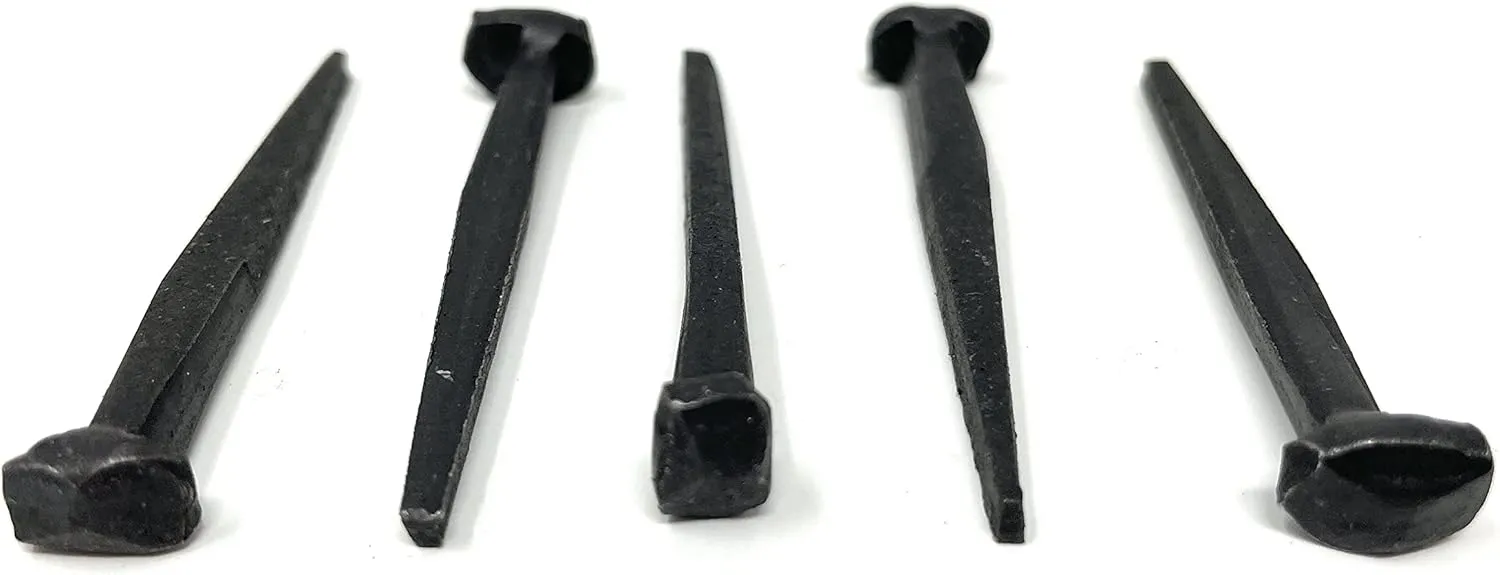 Metal Magery 2" Wrought Head Nails Decorative Antique Rose Head Nail QTY: 25