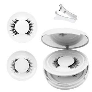 Meylora Magnetic Lashes,Meylora Magnetic Eyelashes with Applicator Reusable Eyelashes Magnet without Eyeliner Natural Look No Glue or Liner Needed for Women(Simple Iris)