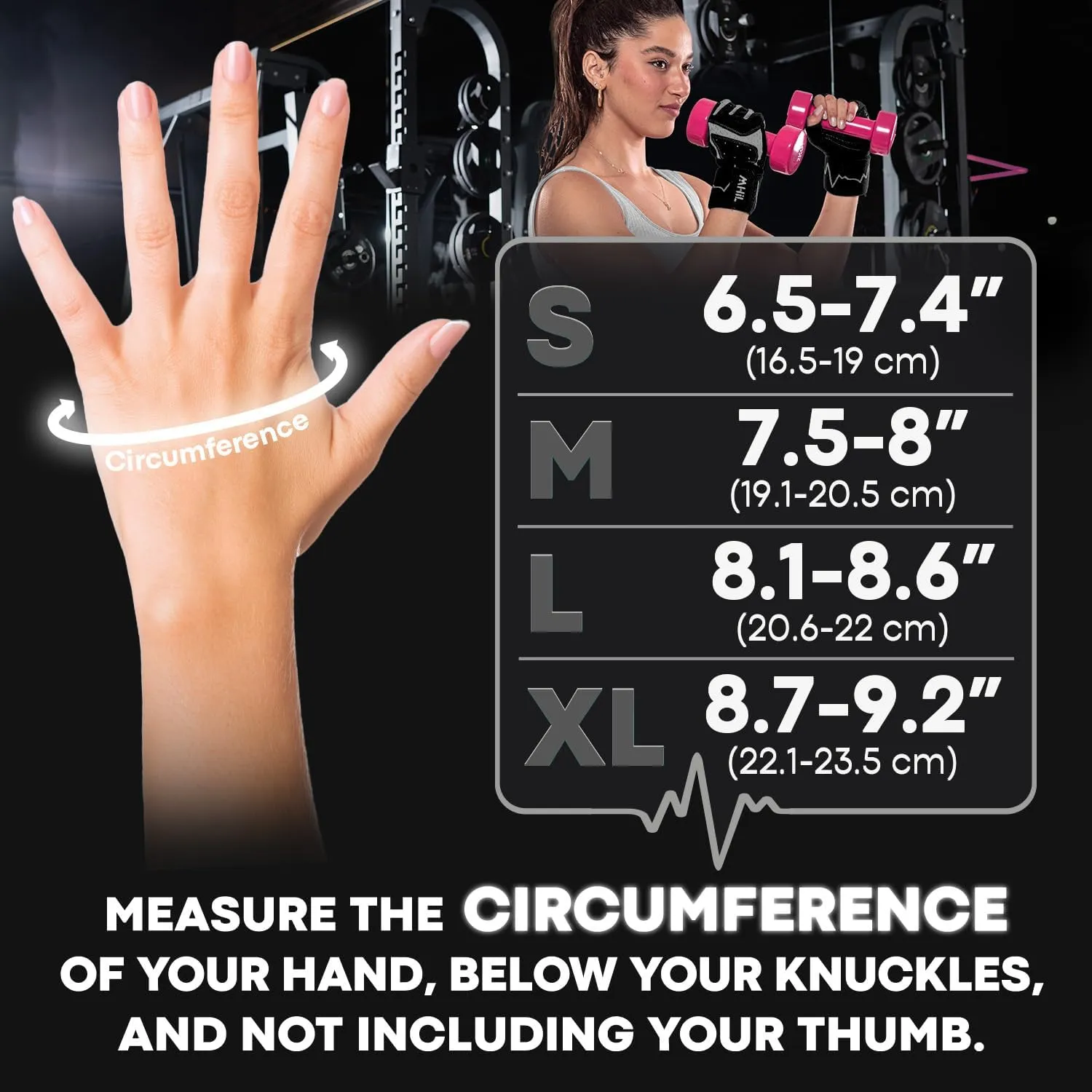 MhIL Workout Gloves for Women – Comfortable Gym Gloves for Women with Hand Protection and Enhanced Grip – Weight Lifting Glove for Womens with Wrist Wraps Support for Safety, Hygiene and Style