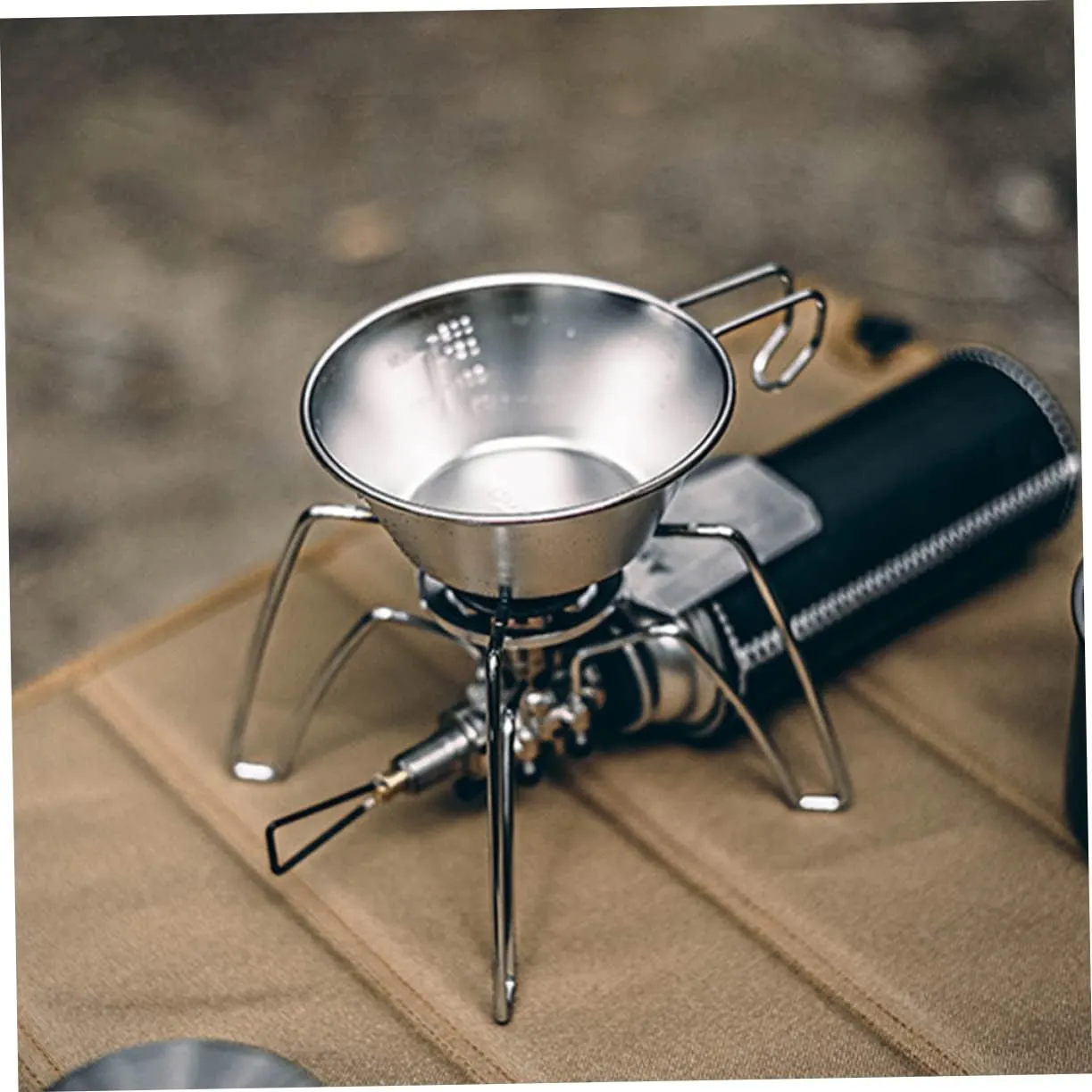 Milisten Stainless Steel Salad Bowl Pet Fire Food Bowl Mugs Camping Cookware Cup Flask Camping Sink Coffee Mug