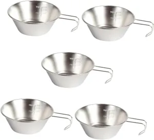 Milisten Stainless Steel Salad Bowl Pet Fire Food Bowl Mugs Camping Cookware Cup Flask Camping Sink Coffee Mug