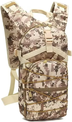 Military Molle Tactical Backpack, 15L Small Capacity Army Backpack for Hiking Cycling Camping Mountaineering Fishing Hunting Climbing Trekking Travel Sports