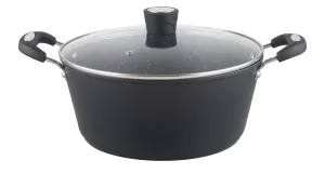 Millvado Black Rainbow Non Stick Pot 4.5qt 2pc