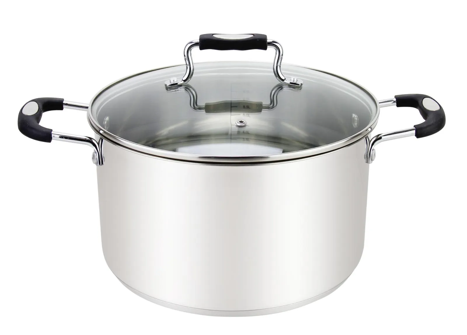 Milvado Stainless Steel Stock Pot With Lid 11qt 1pc