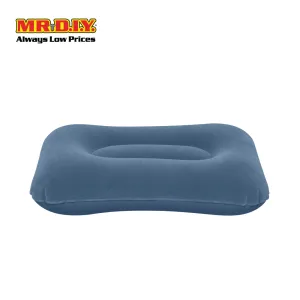 (MR.DIY) BESTWAY Flocked Travel Inflatable Air Sleeping Pillow (42cm x 26cm x 10cm)
