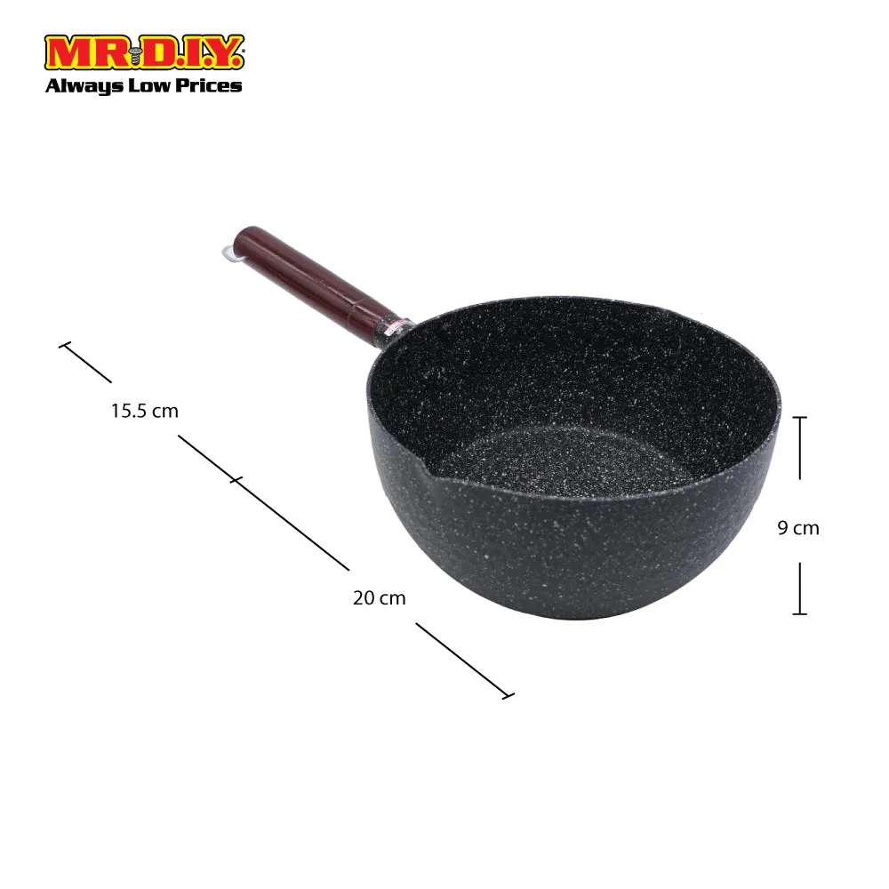 (MR.DIY) Non-Stick Marble Deep Fry Pan (20cm)