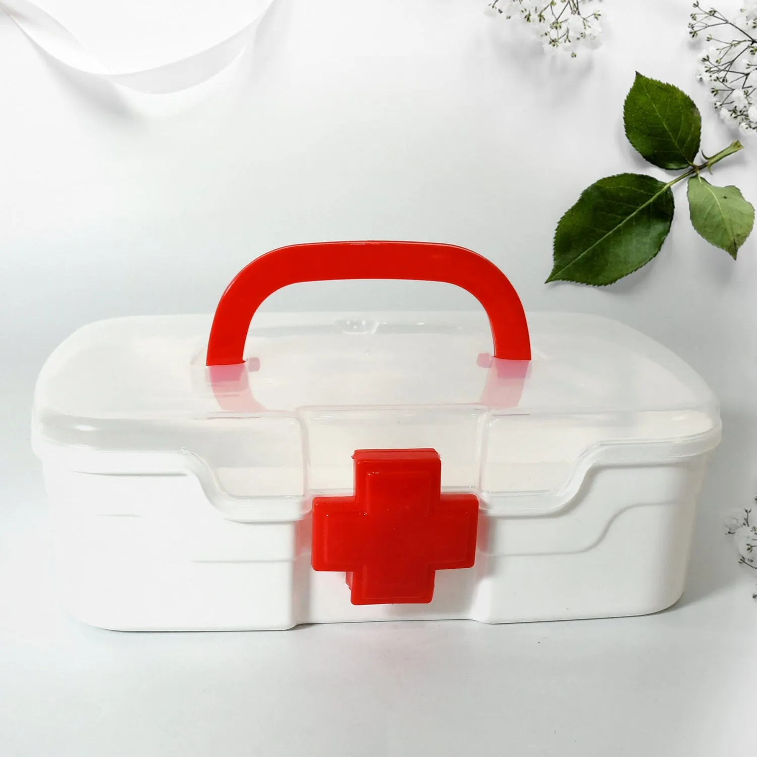 Multi-Purpose Medical Box with Detachable Tray (1pc)