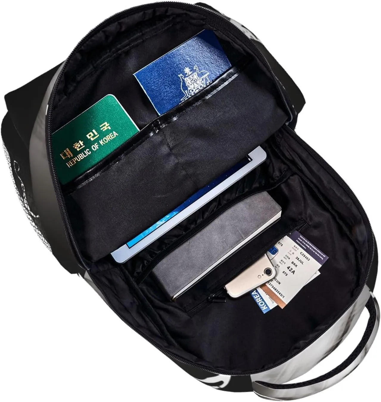Music Notes Backpack for Men Women Casual Daypack Laptop Backpack Computer Bag Travel Laptop Bag