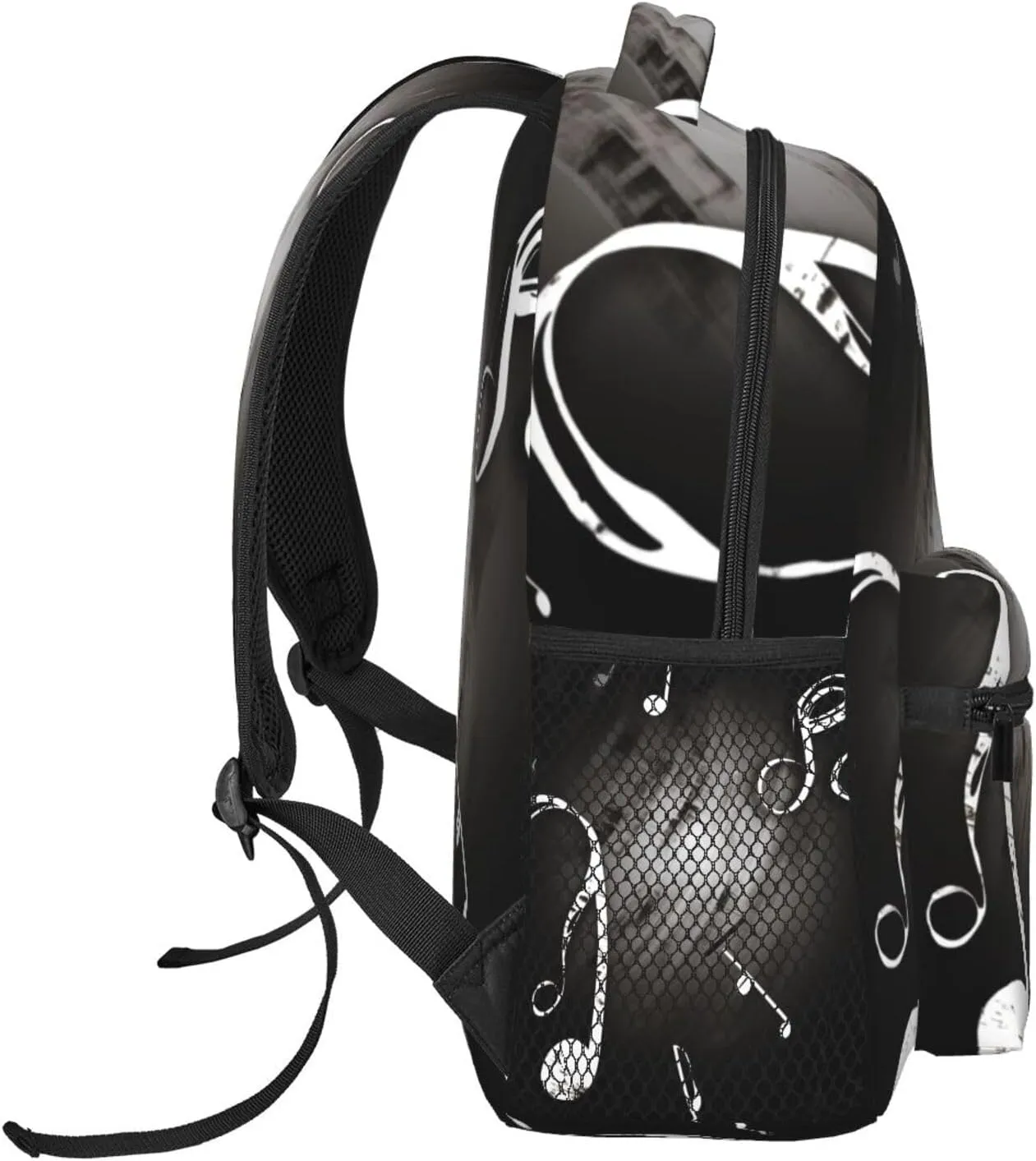 Music Notes Backpack for Men Women Casual Daypack Laptop Backpack Computer Bag Travel Laptop Bag