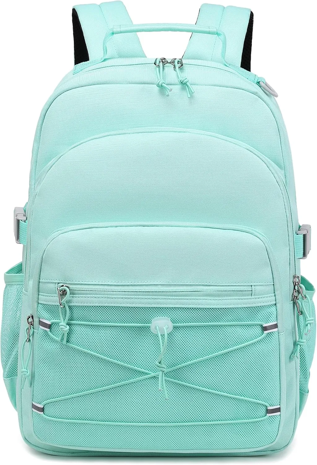mygreen Girls boys Backpack Kindergarten Elementary Middle School Large Size Waterproof Back to School Travel Bag 24L Green