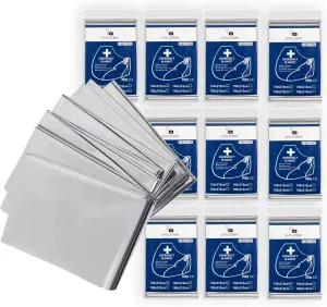 Mylar Emergency Blankets - Advanced Emergency Survival Blanket, Bulk Multi-Pack Options, Ideal for First Response and Outdoor Use, Emergency Space Blanket (10)