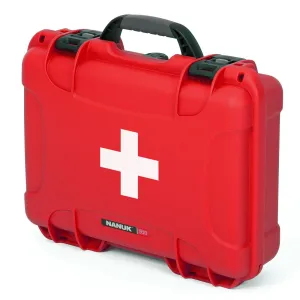 NANUK 910 First Aid Waterproof and Durable Case with First Aid Logo