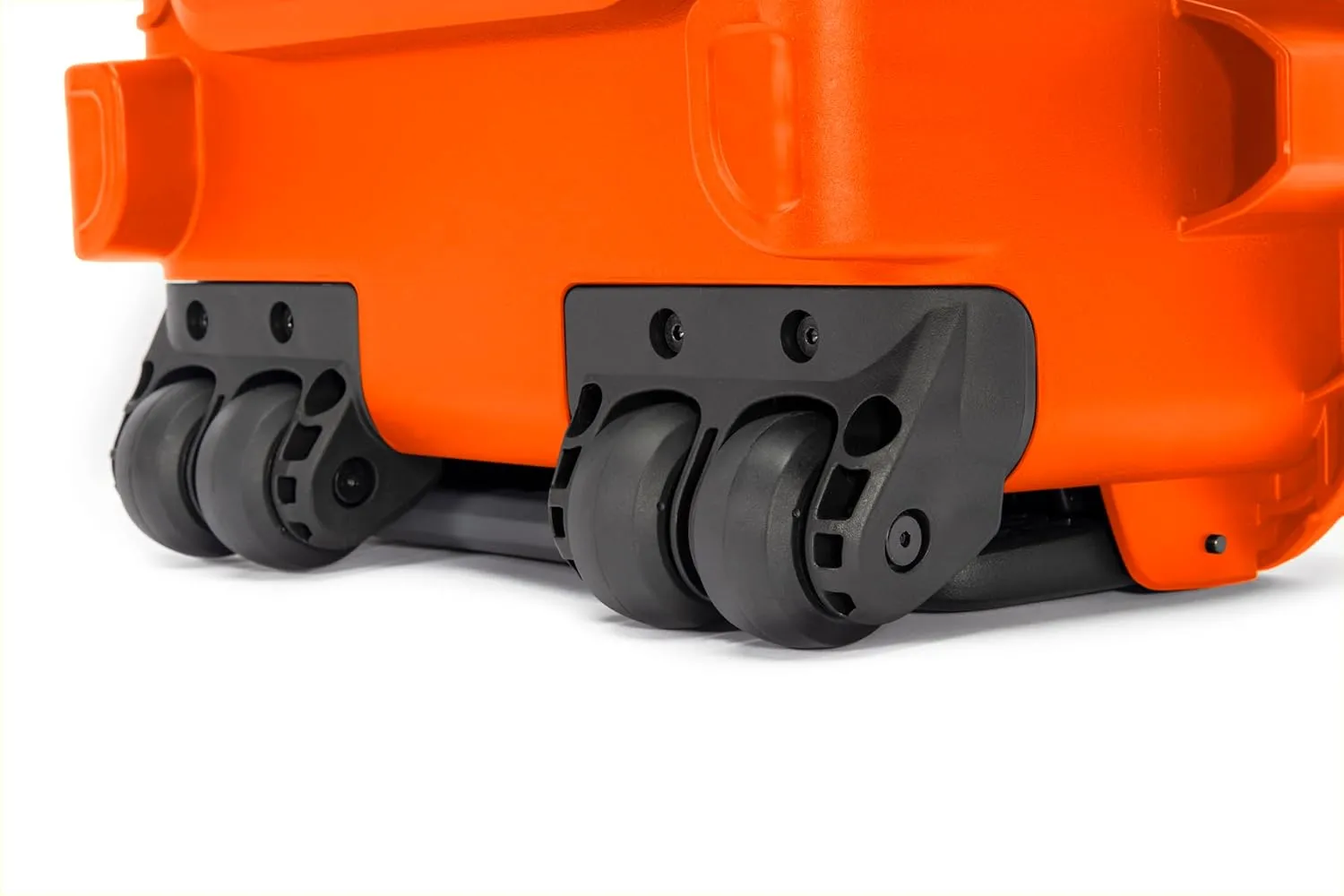 Nanuk 962 Survival Gear Storage Case w/Wheels and Lid Organizer-for Preppers, Survivalist, First Aid and Emergencies - Waterproof, Dustproof, and Impact Resistant-Empty (Orange)