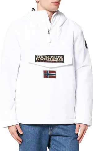 Napapijri Men's Rainforest Winter Waterproof Jacket White