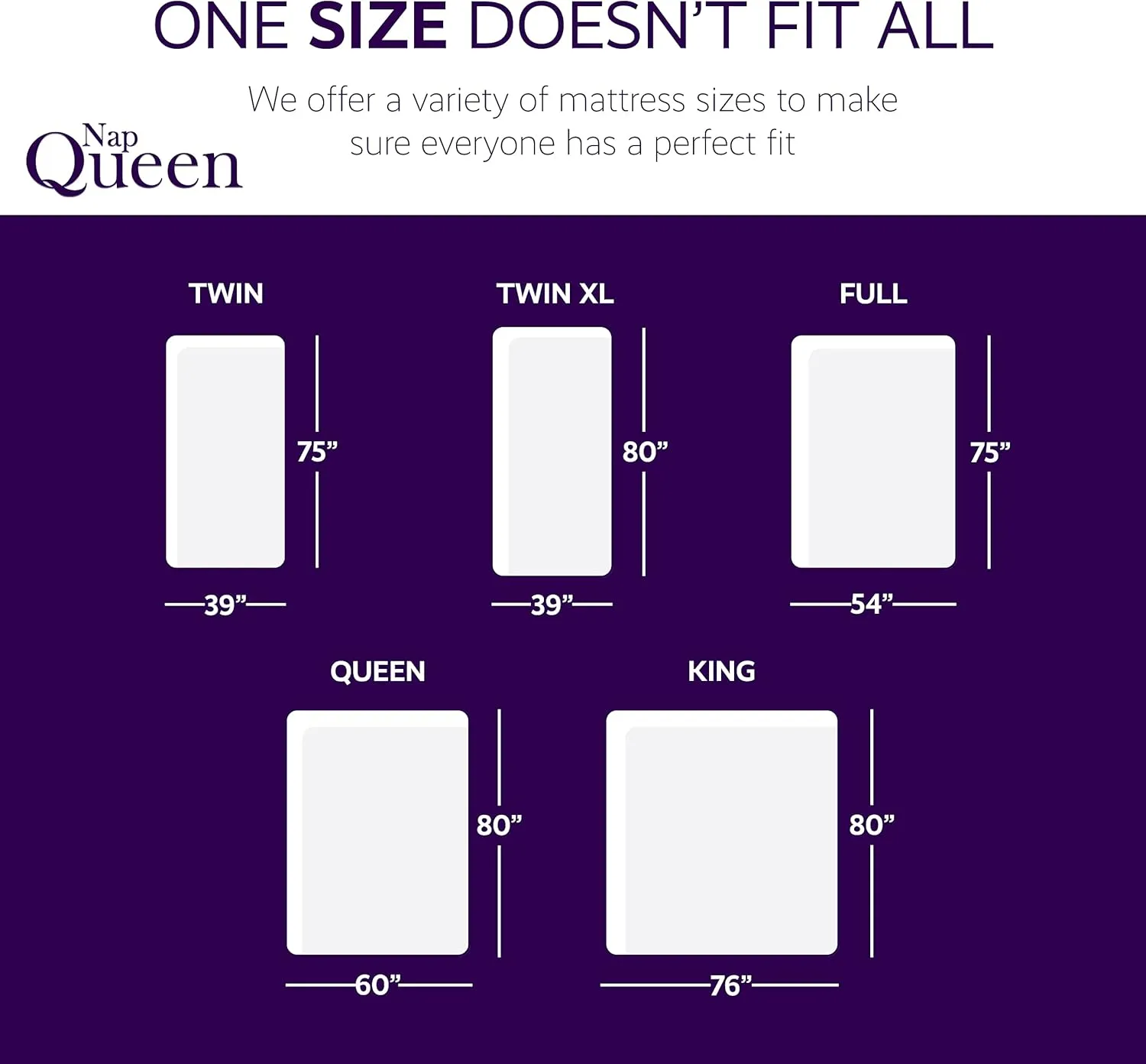 NapQueen 8 Inch Twin Size Mattress, Cooling Gel Memory Foam Mattress, Bed in a Box, White