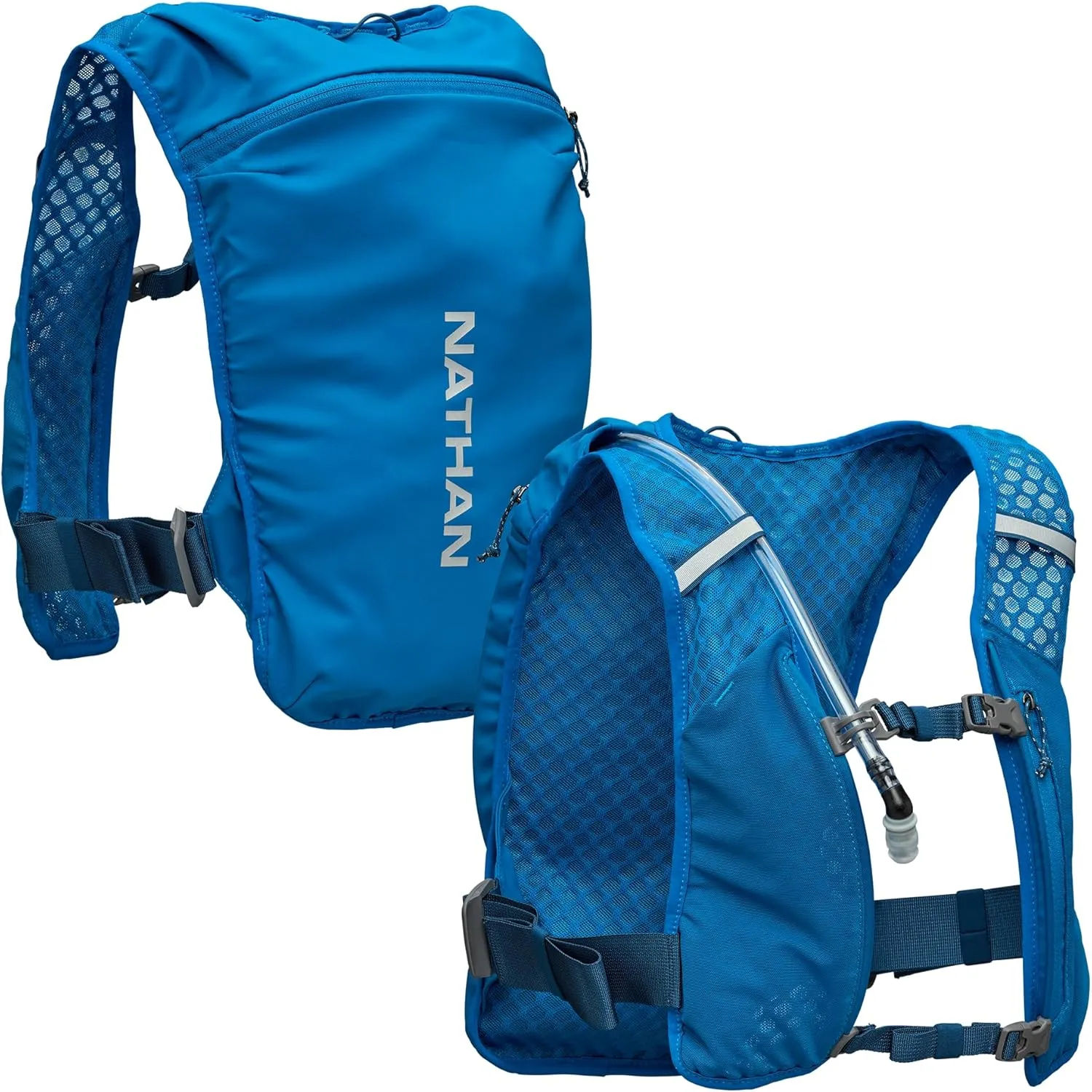 Nathan QuickStart 3L Hydration Vest Pack with 1.5L Bladder Included. One Size Fits Most. Backpack for Men and Women