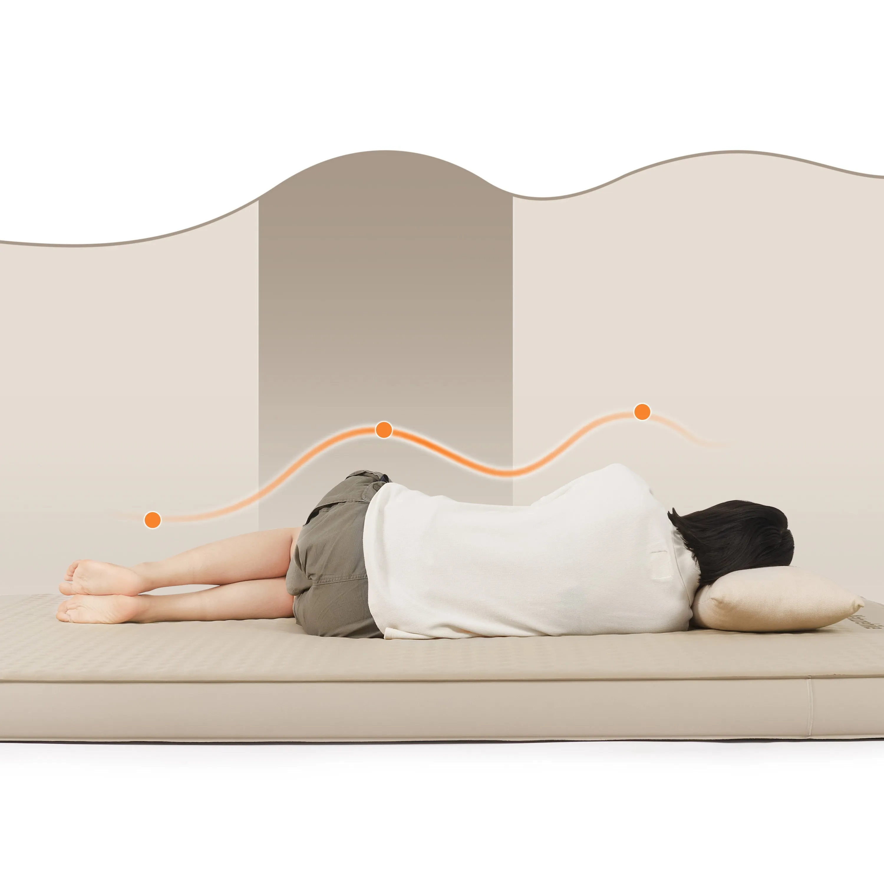Naturehike Global shipping network Inflatable (Yugu)Comfort Cushion Automatic Inflatable Inner With Exceptional value Pump Single