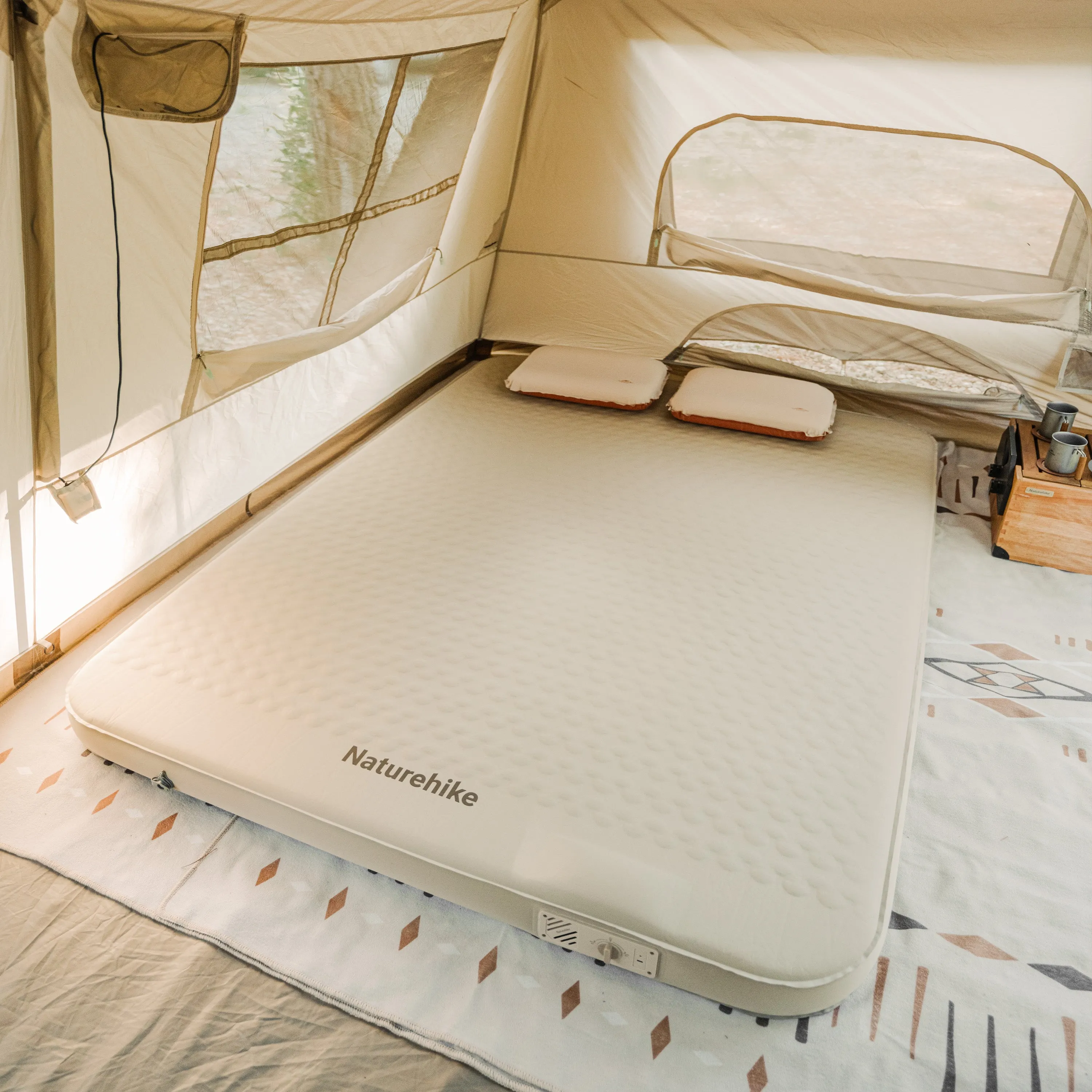 Naturehike Global shipping network Inflatable (Yugu)Comfort Cushion Automatic Inflatable Inner With Exceptional value Pump Single