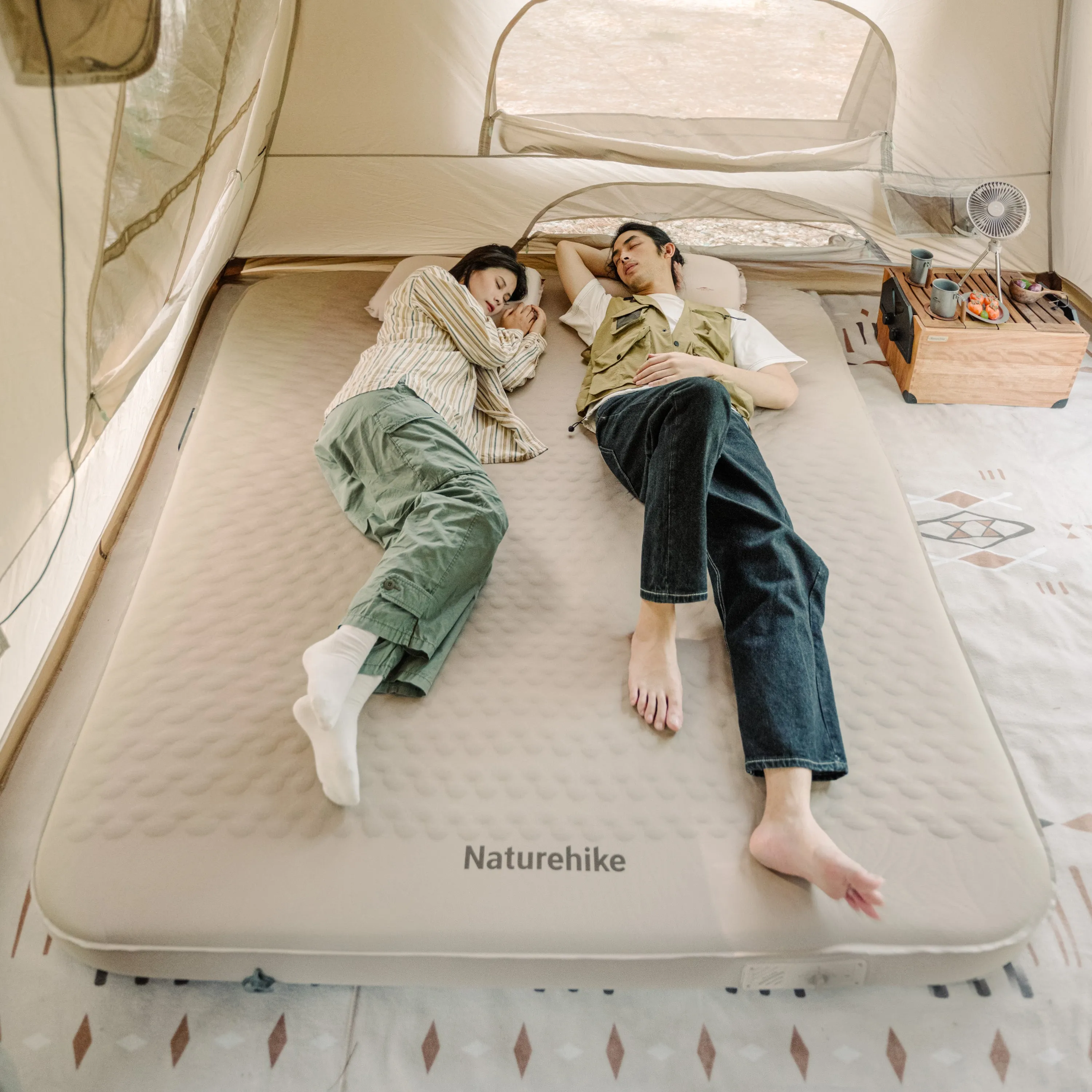 Naturehike Global shipping network Inflatable (Yugu)Comfort Cushion Automatic Inflatable Inner With Exceptional value Pump Single