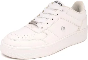 Nautica Women’s Lace-Up Fashion Sneakers – Low-Top Casual Walking & Tennis Shoes with Platform or Regular Heel
