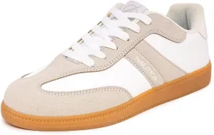 Nautica Women’s Lace-Up Fashion Sneakers – Low-Top Casual Walking & Tennis Shoes with Platform or Regular Heel