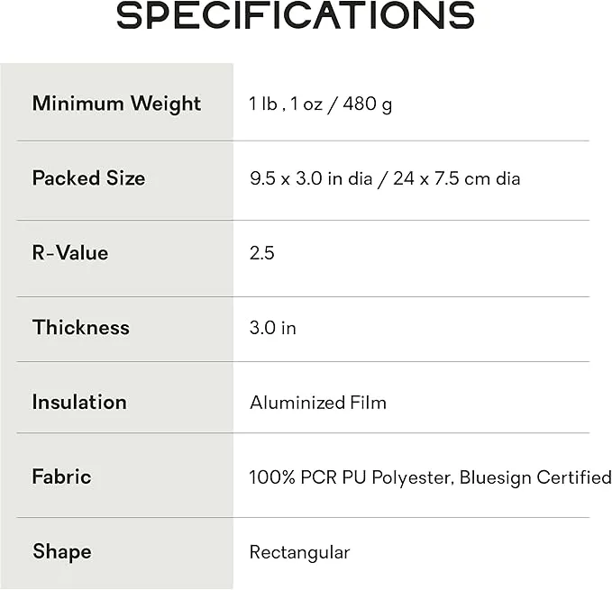 NEMO Tensor Ultralight Sleeping Pad (2022) | Camping Sleeping Pad with Quiet Support, Regular Wide
