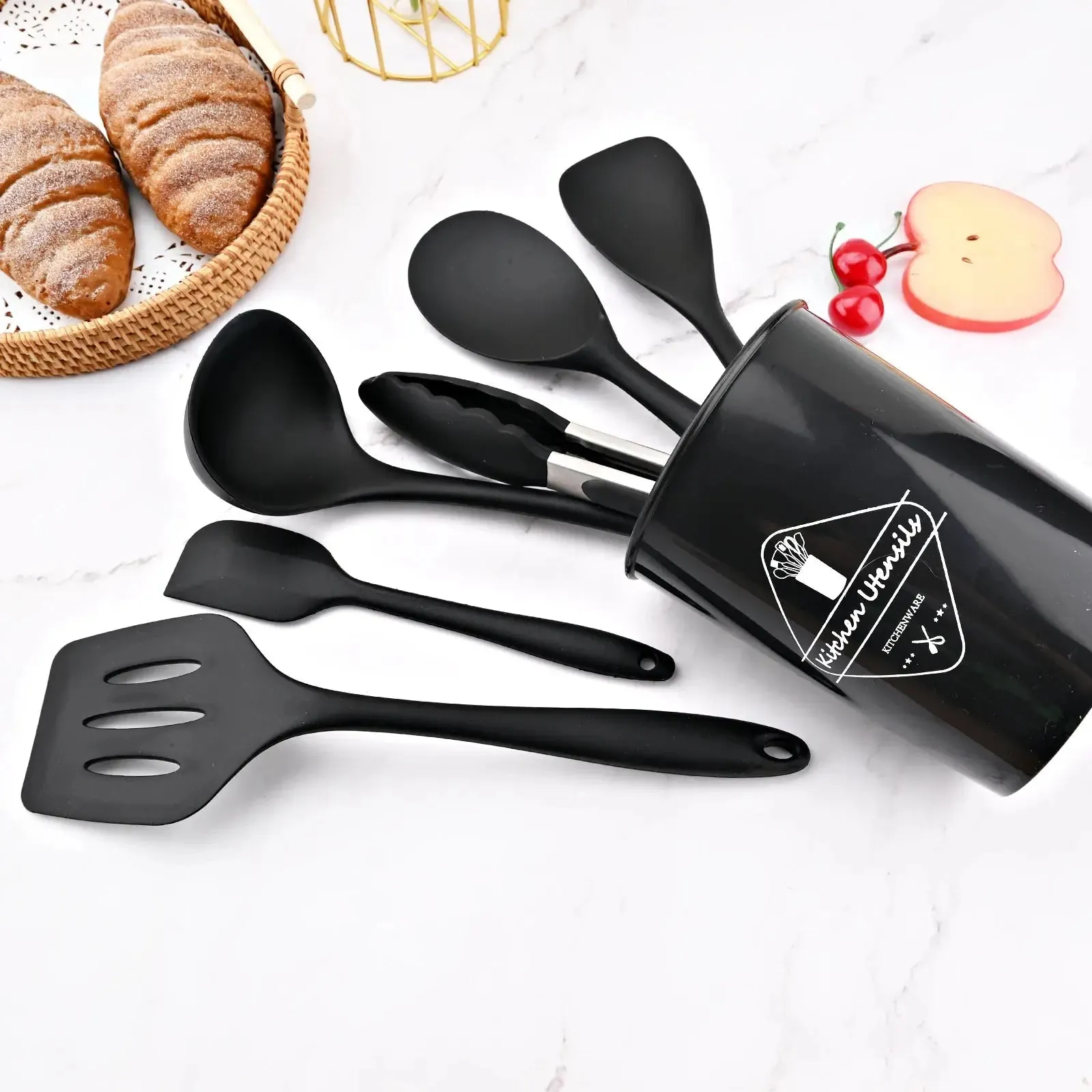 New Black Non-Stick Cookware
