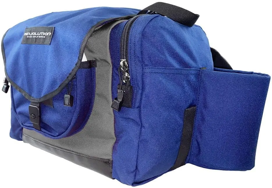New Revolution Carolina Team Disc Golf Bag V2 - Navy Blue & Gray