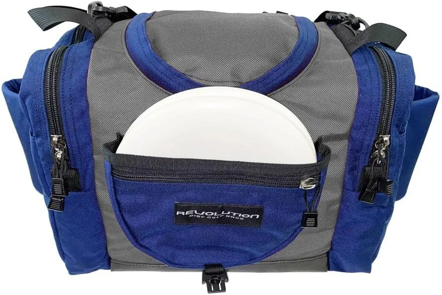 New Revolution Carolina Team Disc Golf Bag V2 - Navy Blue & Gray