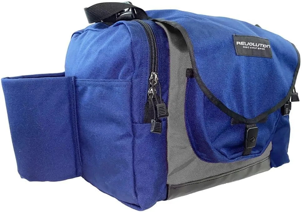 New Revolution Carolina Team Disc Golf Bag V2 - Navy Blue & Gray