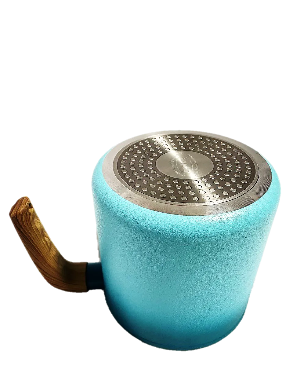 NEWARE Terracotta TURQUOISE 12 Piece Cooking Set with Milk Cup/ Batería TURQUESA de 12 piezas de Terracotta con POCILLO