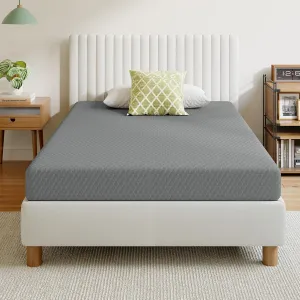 Novilla 6 Inch Twin Mattress in a Box, Cooling Twin Memory Foam Mattress for Pressure Relieving, Supportive Foam & Breathable Fabric, CertiPUR-US Certified Bed Mattresses for Kid & Adult