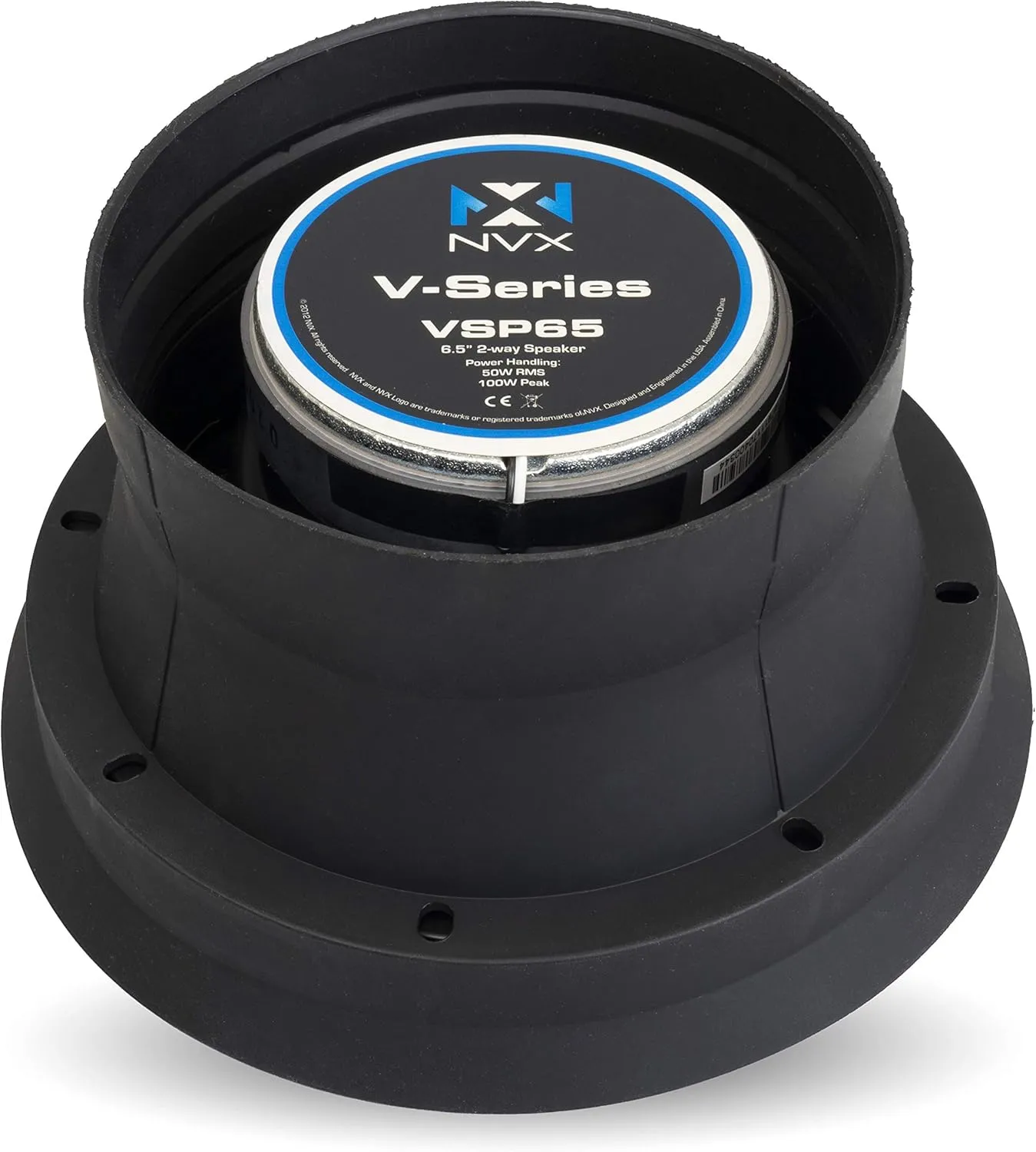 NVX XBAF65 2 Piece 6.5" or 6.75" Weatherproof Silicone Rubber Speaker Baffle Kit