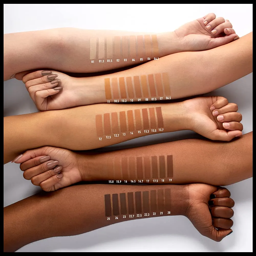 NYX PROFESSIONAL MAKEUP Can't Stop Won't Stop Foundation, 24h Full Coverage Matte Finish - Deep Walnut