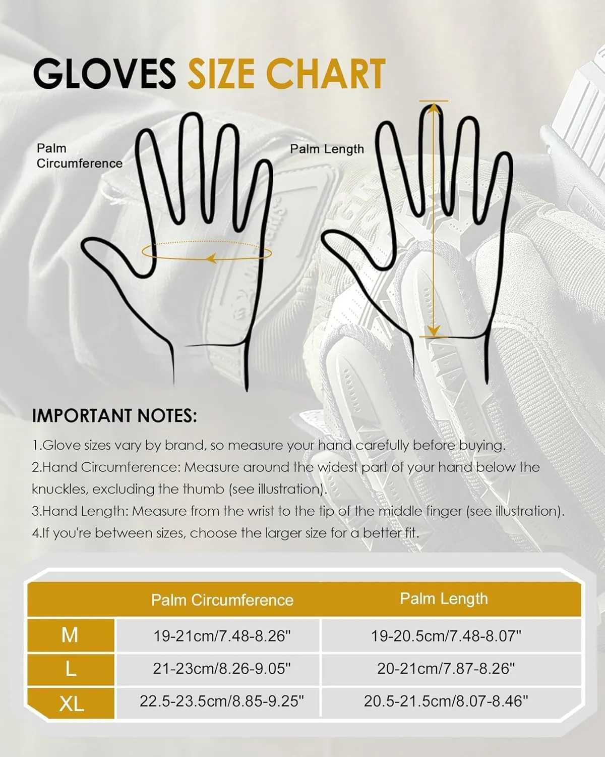 OneTigris Motorcycle Gloves for Men With Soft Palm Pads, Touchscreen for Riding, Paintball, Cycling, Work, Hunting, Hiking, Camping, and Climbing