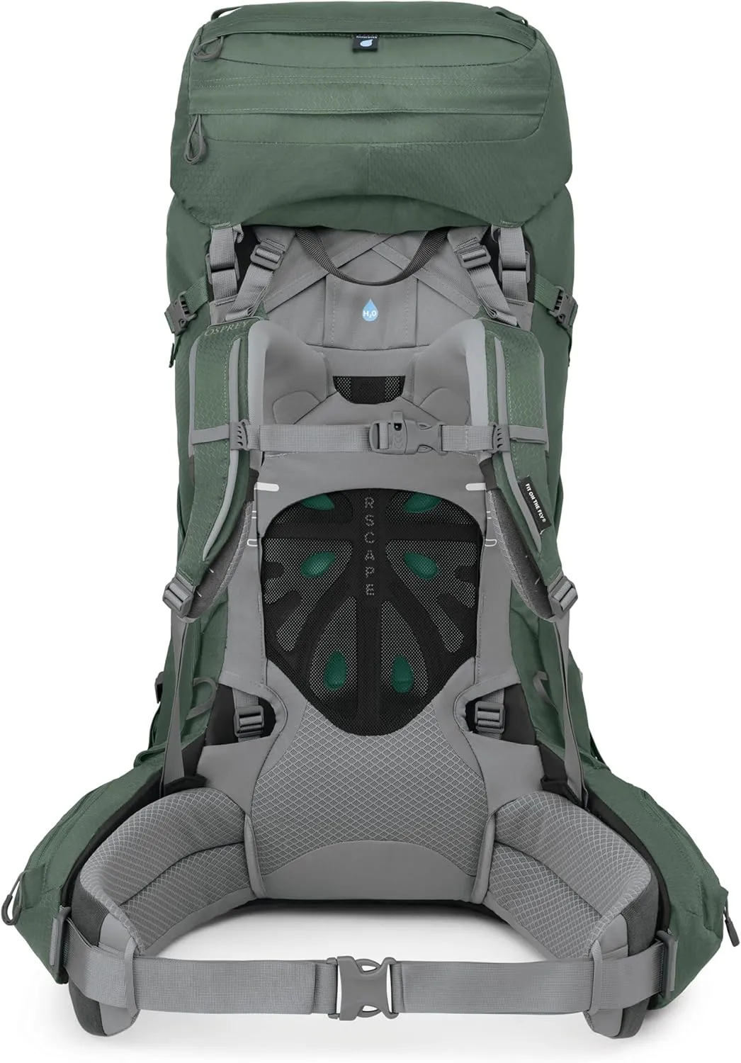 Osprey Ariel 65L Women's Backpacking Backpack, Koseret Green, WM/L
