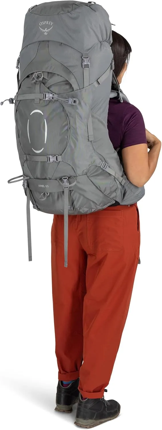 Osprey Ariel 65L Women's Backpacking Backpack, Koseret Green, WM/L