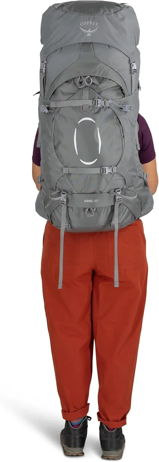 Osprey Ariel 65L Women's Backpacking Backpack, Koseret Green, WM/L