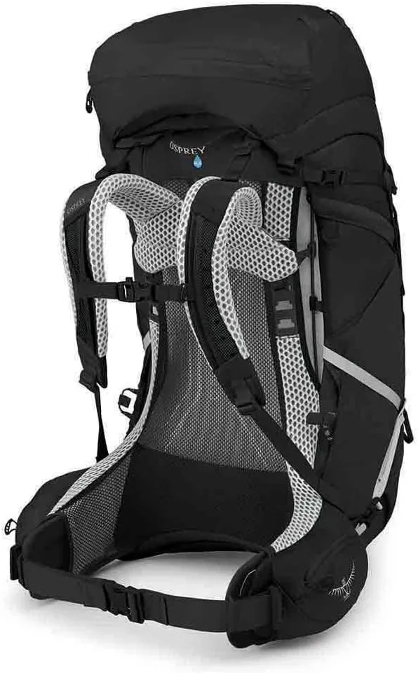 Osprey Atmos AG LT 65L Men's Backpacking Backpack, Black, L/XL