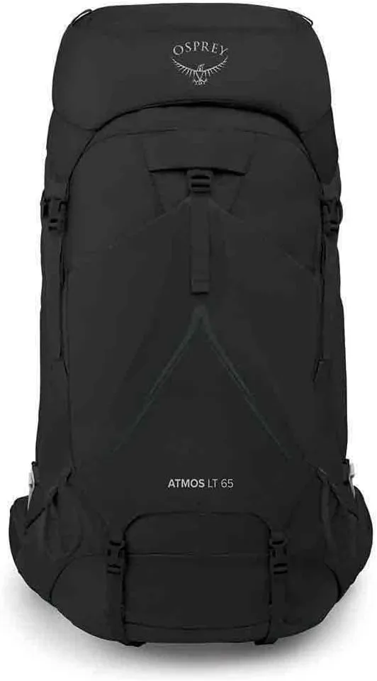Osprey Atmos AG LT 65L Men's Backpacking Backpack, Black, L/XL