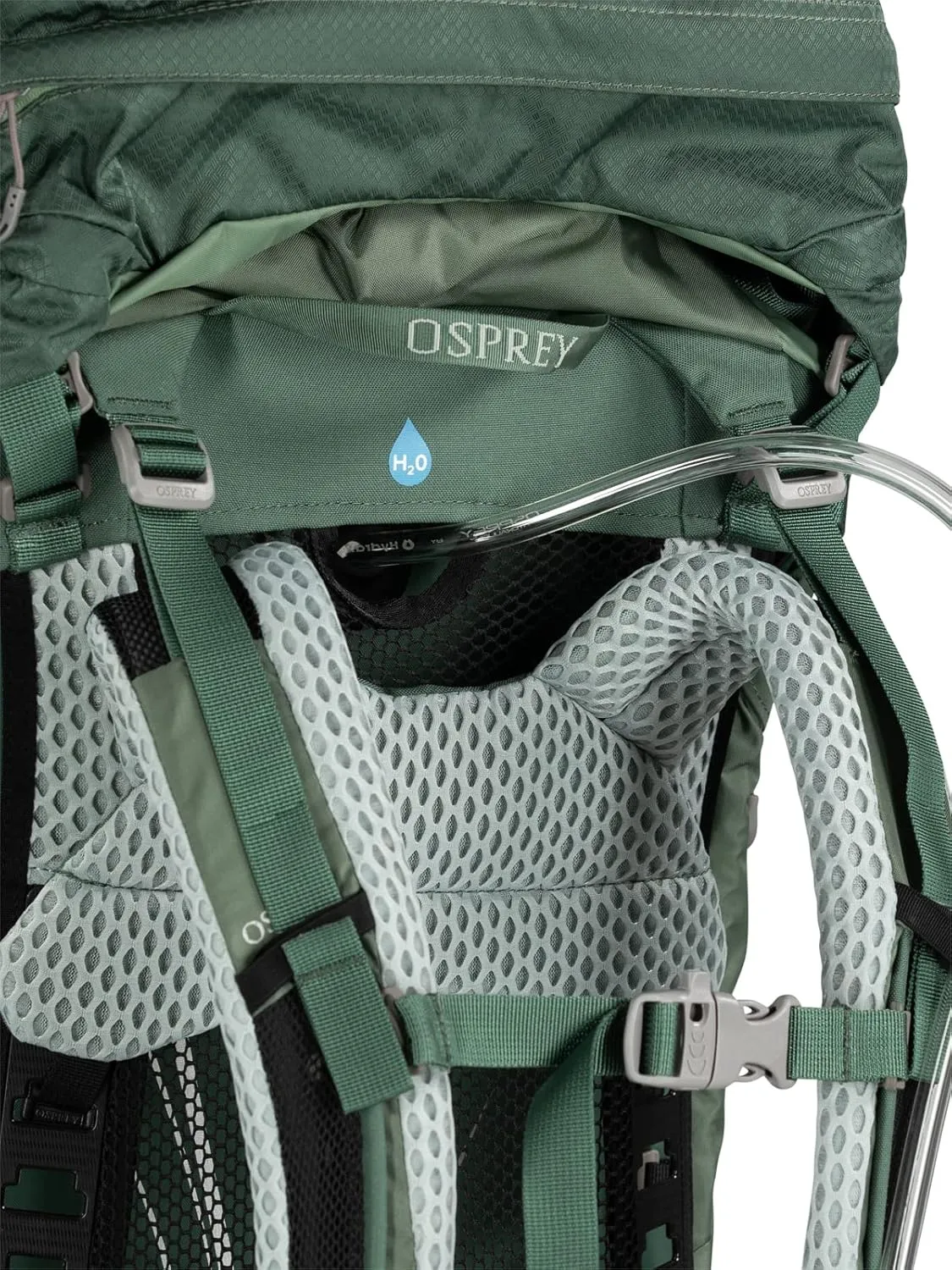 Osprey Aura AG LT 50L Women's Backpacking Backpack, Black, WXS/S