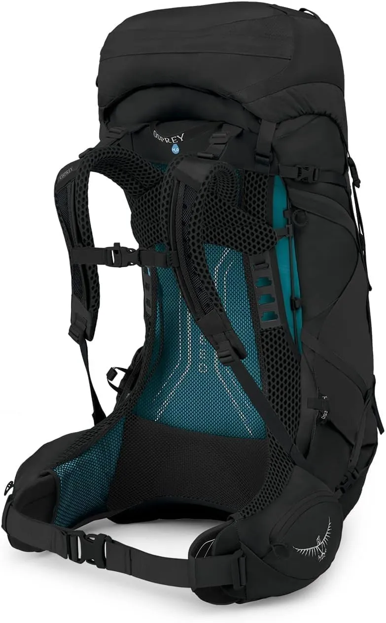 Osprey Aura AG LT 50L Women's Backpacking Backpack, Black, WXS/S