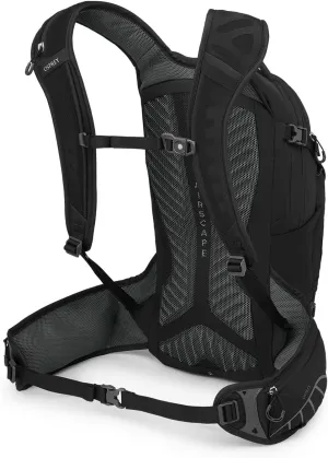 Osprey Raptor 14L Men's Biking Backpack with Hydraulics Reservoir, Black/Tungsten, Extended Fit